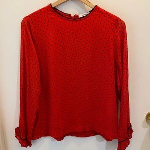 Ganni Mullin Georgette Blouse